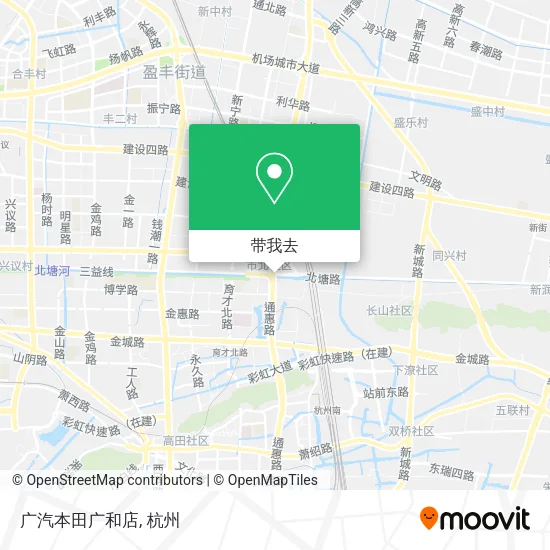 广汽本田广和店地图