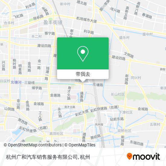 杭州广和汽车销售服务有限公司地图
