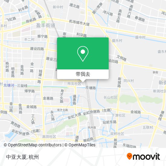 中亚大厦地图