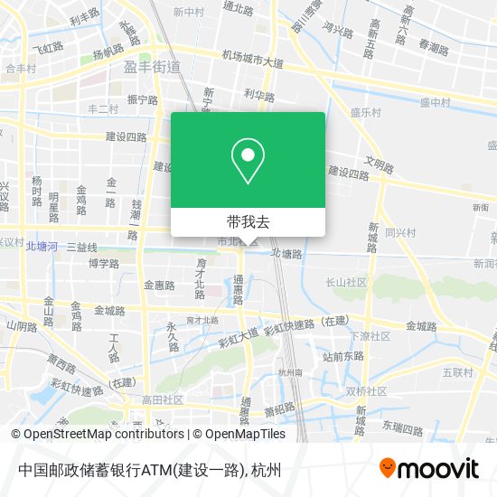 中国邮政储蓄银行ATM(建设一路)地图