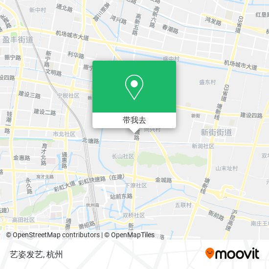 艺姿发艺地图