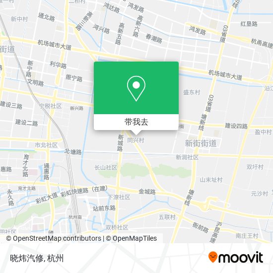 晓炜汽修地图