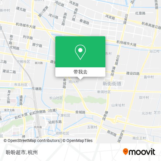 盼盼超市地图