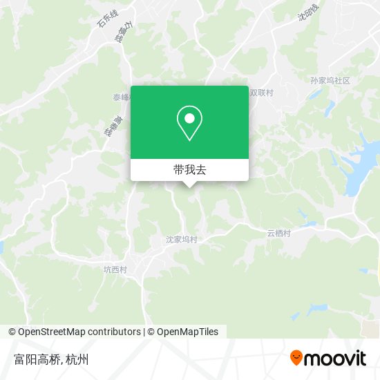 富阳高桥地图