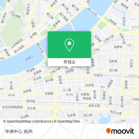 华洲中心地图
