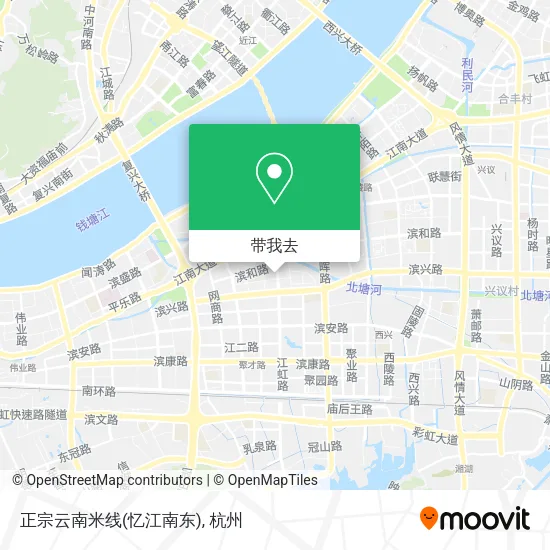 正宗云南米线(忆江南东)地图