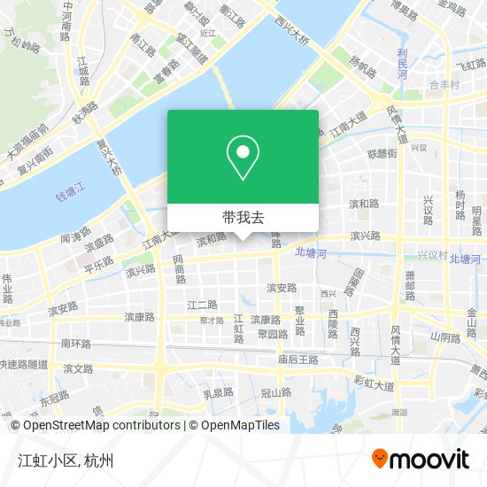 江虹小区地图