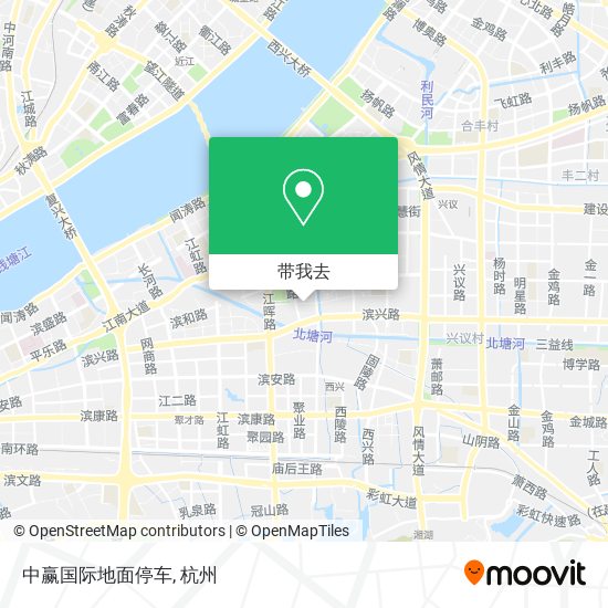 中赢国际地面停车地图