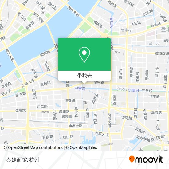 秦娃面馆地图