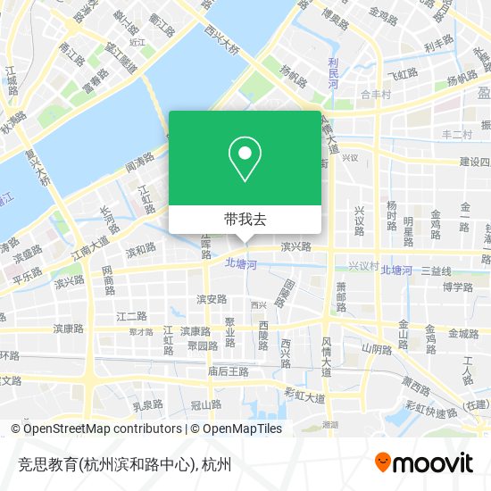 竞思教育(杭州滨和路中心)地图