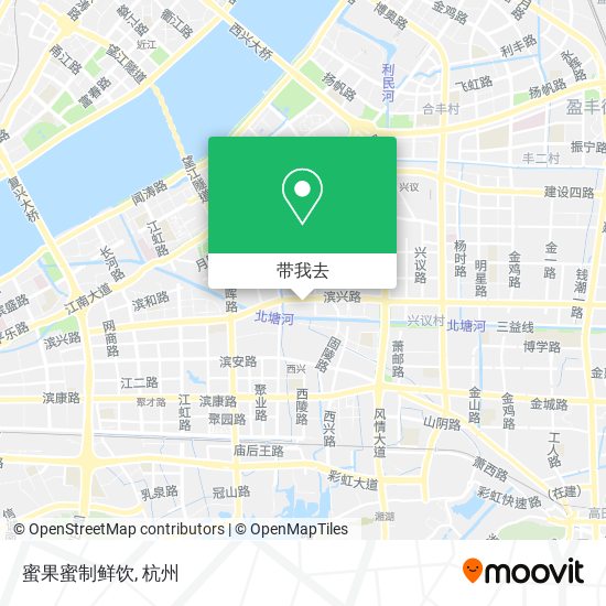 蜜果蜜制鲜饮地图