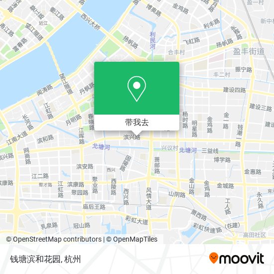 钱塘滨和花园地图