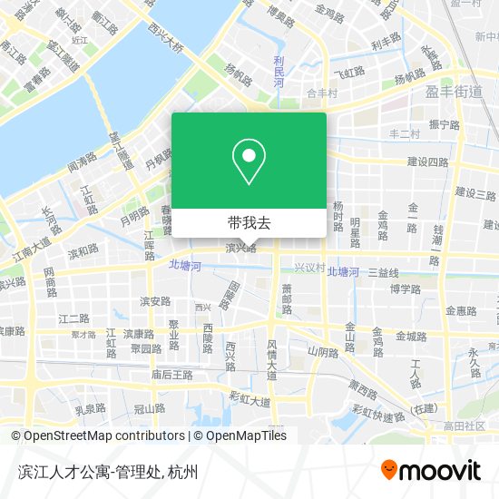 滨江人才公寓-管理处地图