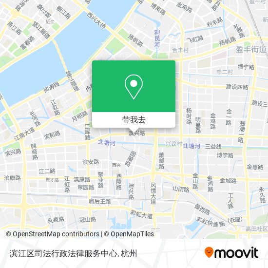 滨江区司法行政法律服务中心地图