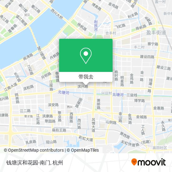 钱塘滨和花园-南门地图