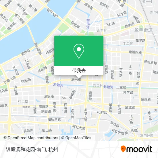 钱塘滨和花园-南门地图