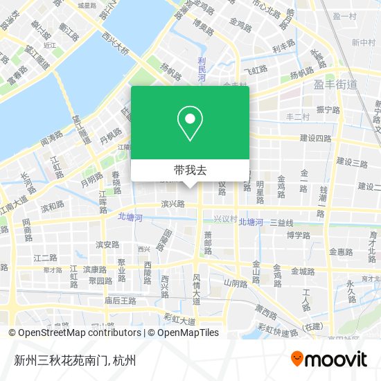 新州三秋花苑南门地图