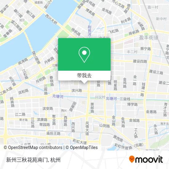 新州三秋花苑南门地图