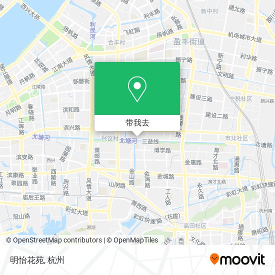 明怡花苑地图