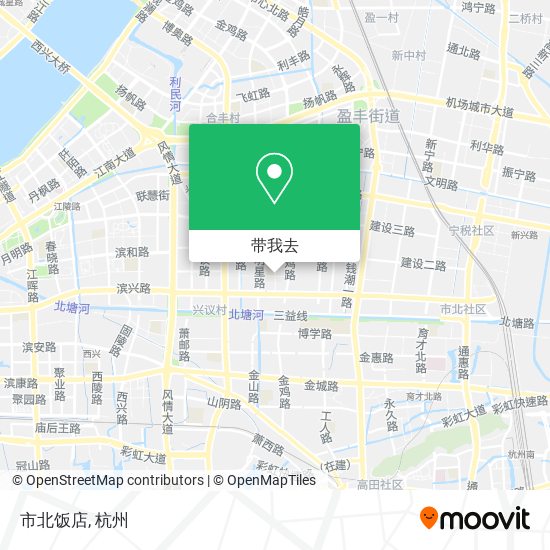 市北饭店地图
