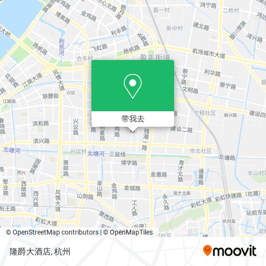 隆爵大酒店地图