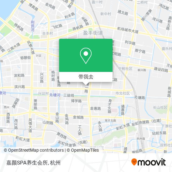 嘉颜SPA养生会所地图