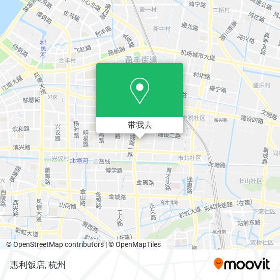 惠利饭店地图