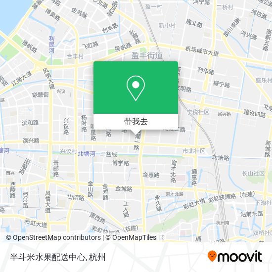 半斗米水果配送中心地图