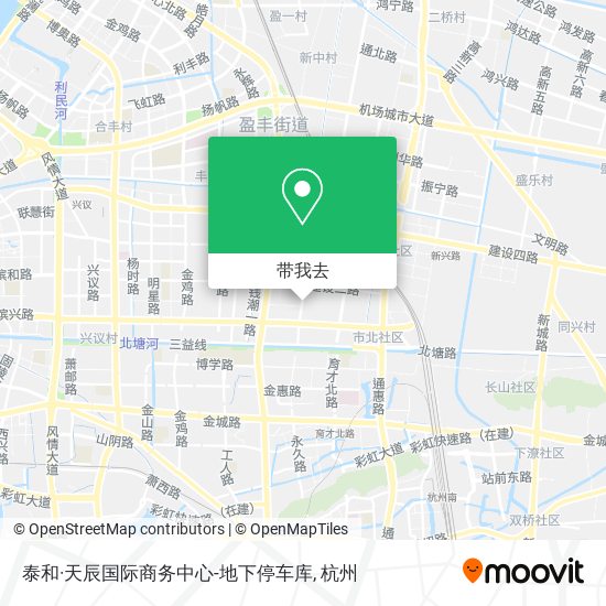 泰和·天辰国际商务中心-地下停车库地图