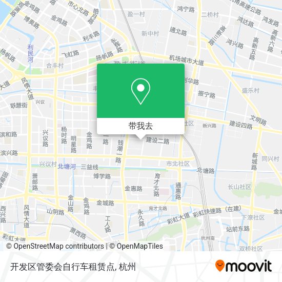 开发区管委会自行车租赁点地图
