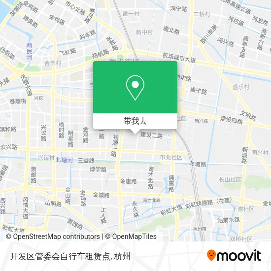 开发区管委会自行车租赁点地图
