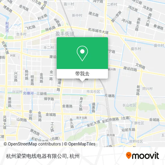 杭州梁荣电线电器有限公司地图