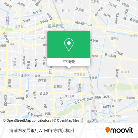 上海浦东发展银行ATM(宁东路)地图