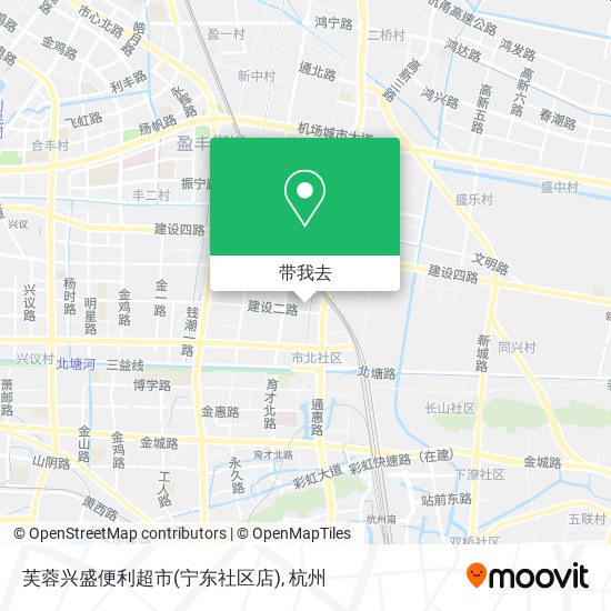芙蓉兴盛便利超市(宁东社区店)地图
