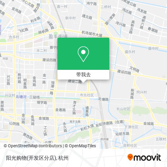 阳光购物(开发区分店)地图