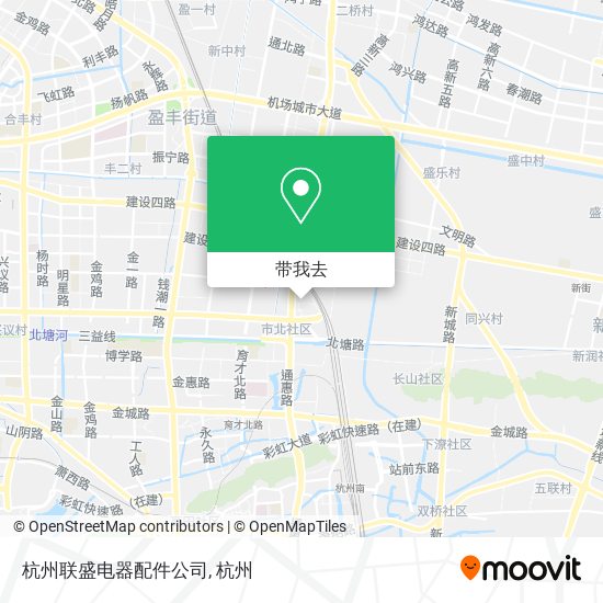 杭州联盛电器配件公司地图