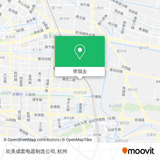 欣美成套电器制造公司地图
