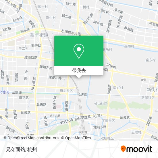 兄弟面馆地图