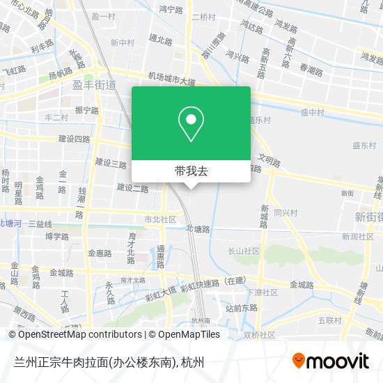 兰州正宗牛肉拉面(办公楼东南)地图
