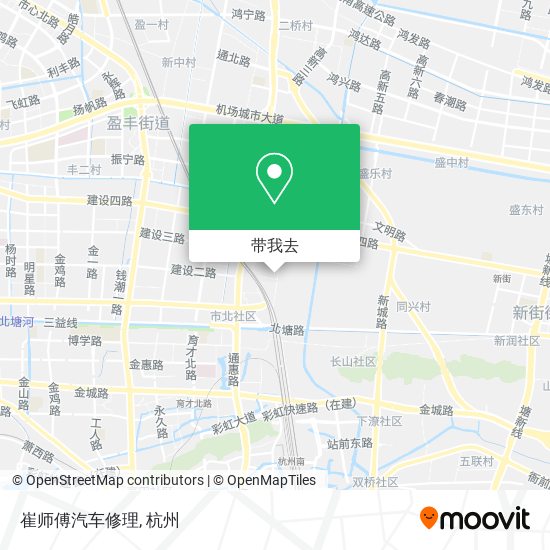 崔师傅汽车修理地图
