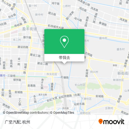 广坚汽配地图