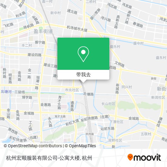 杭州宏顺服装有限公司-公寓大楼地图