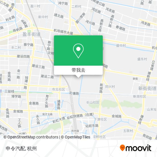 申令汽配地图