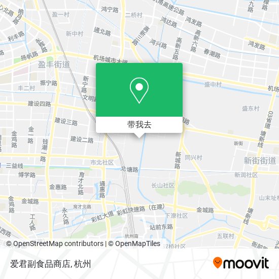 爱君副食品商店地图