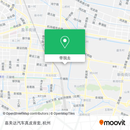 嘉美达汽车真皮座套地图