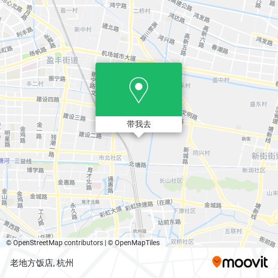 老地方饭店地图