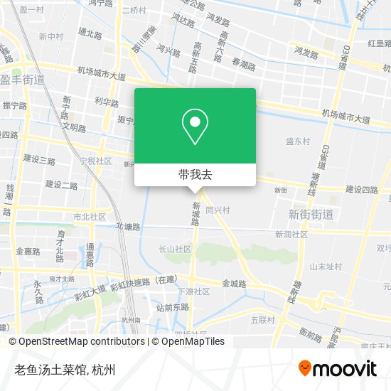 老鱼汤土菜馆地图