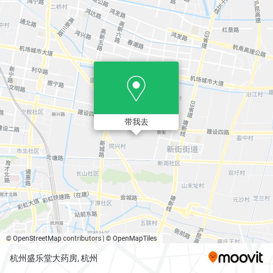 杭州盛乐堂大药房地图