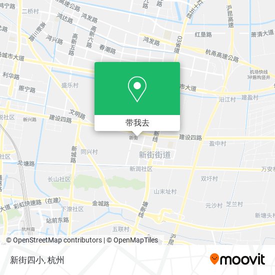 新街四小地图