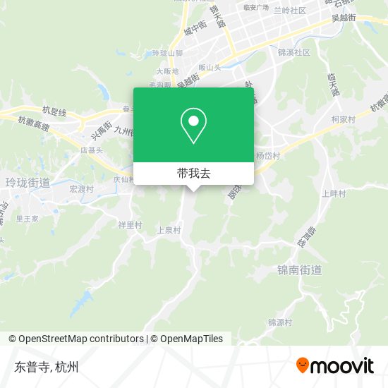 东普寺地图